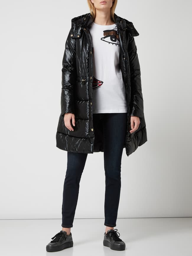 ARMANI EXCHANGE Steppmantel mit abnehmbarer Kapuze - wattiert