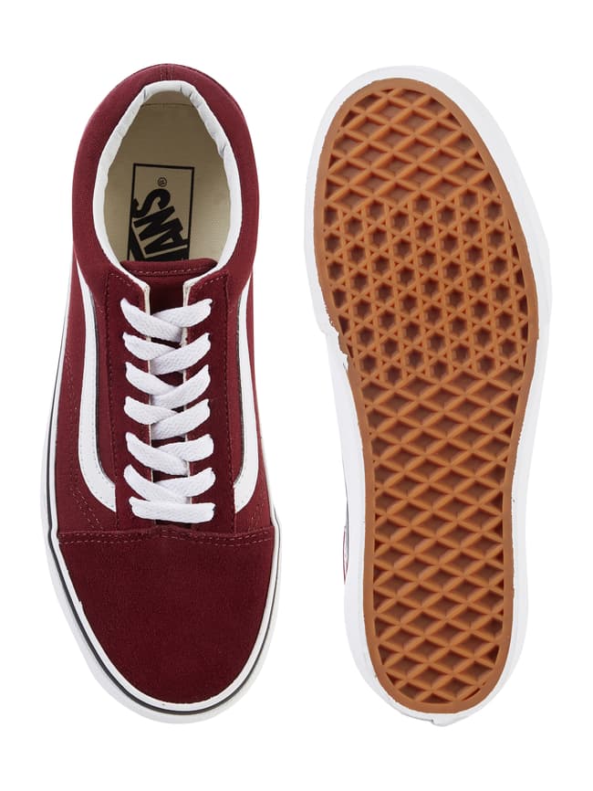 Vans bordeaux old skool 2025 platform