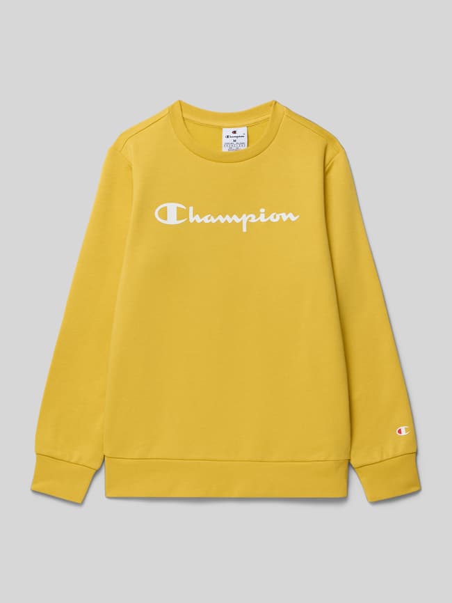 Champion Clearance Champion Sweater Gelb 2019 Crewneck Sweatshirt