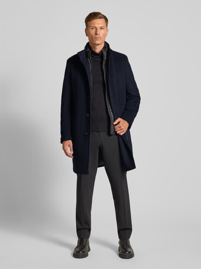 Tom Tailor Stehkragen Wollmantel Mann Christian Berg Men Mantel