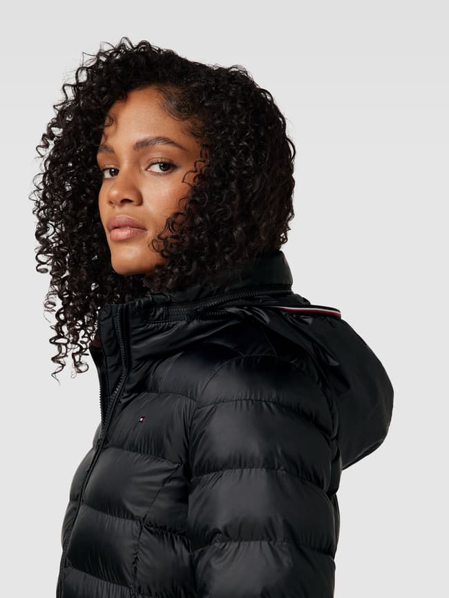 Tommy Hilfiger Steppmantel mit Label-Detail (black) online kaufen