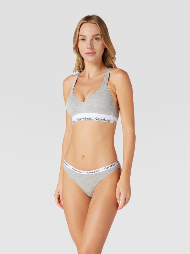 Calvin Klein Underwear Bustier mit Logo-Bund (hellgrau melange) online  kaufen