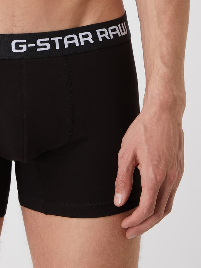 G-Star Raw Boxershort van een katoen-elastaan-mix in zwart online