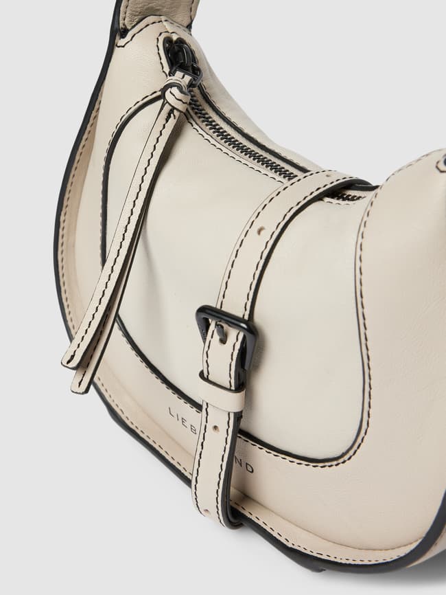 LIEBESKIND BERLIN Saddle Bag mit Label-Detail Modell 'ALMA' (rauchblau)  online kaufen