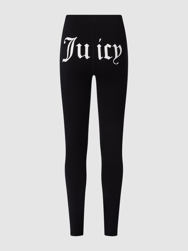 Juicy Couture Sport Legging met elastische band met label, model 'ANNA' in  zwart online kopen