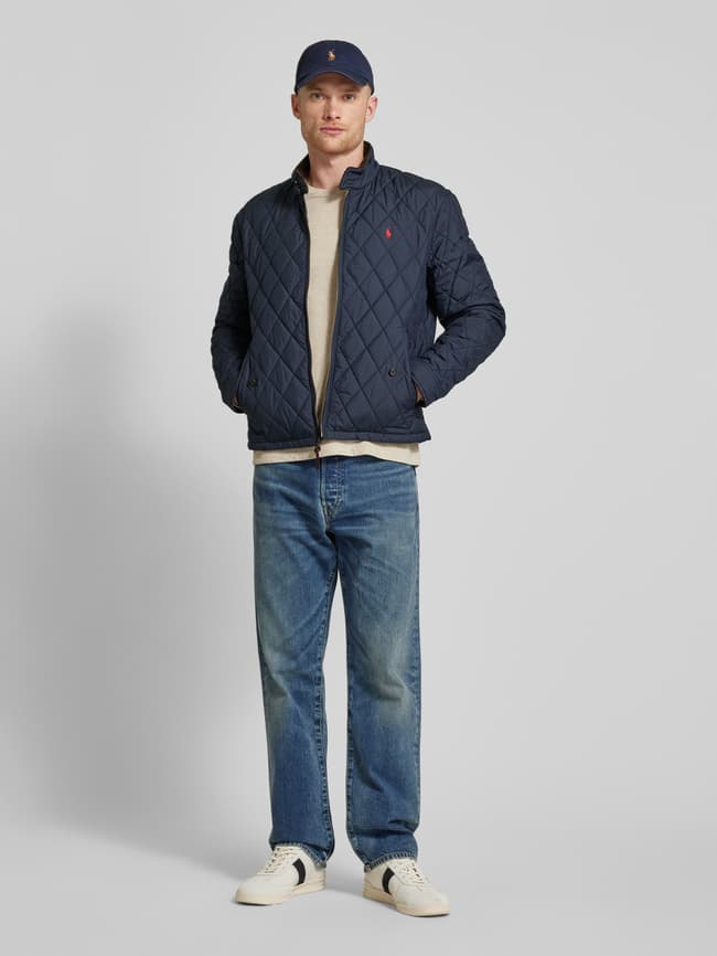 Polo Ralph Lauren Windbreaker mit Label-Stitching (marine) online 
