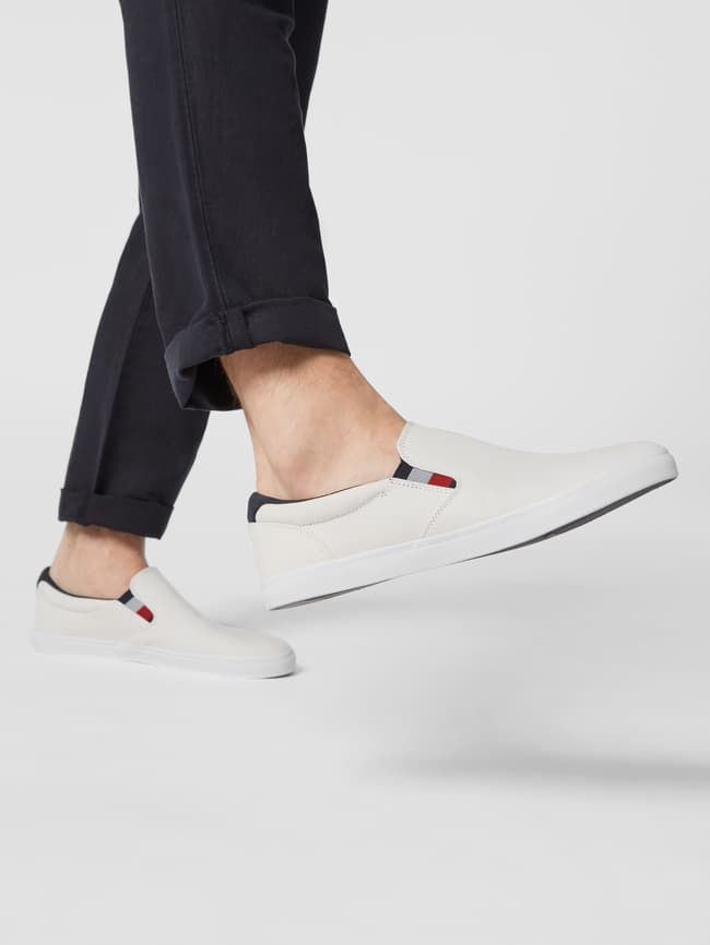 Tommy Hilfiger Slip on Sneaker aus Textil weiss online kaufen