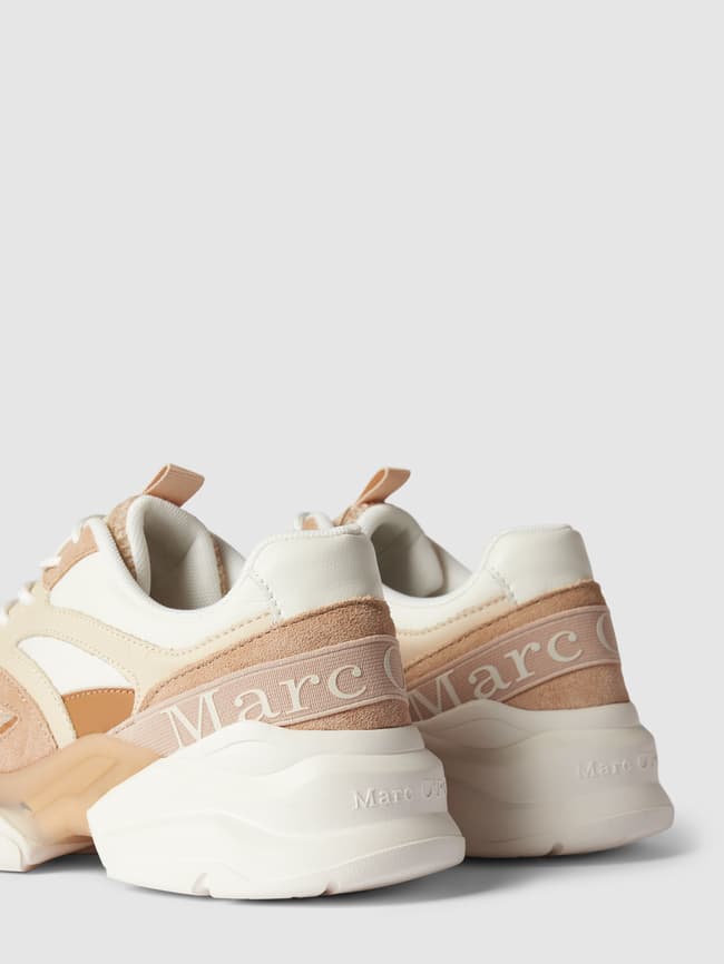 Marc O'Polo Sneaker mit tonalem Besatz Modell 'Julia' (beige