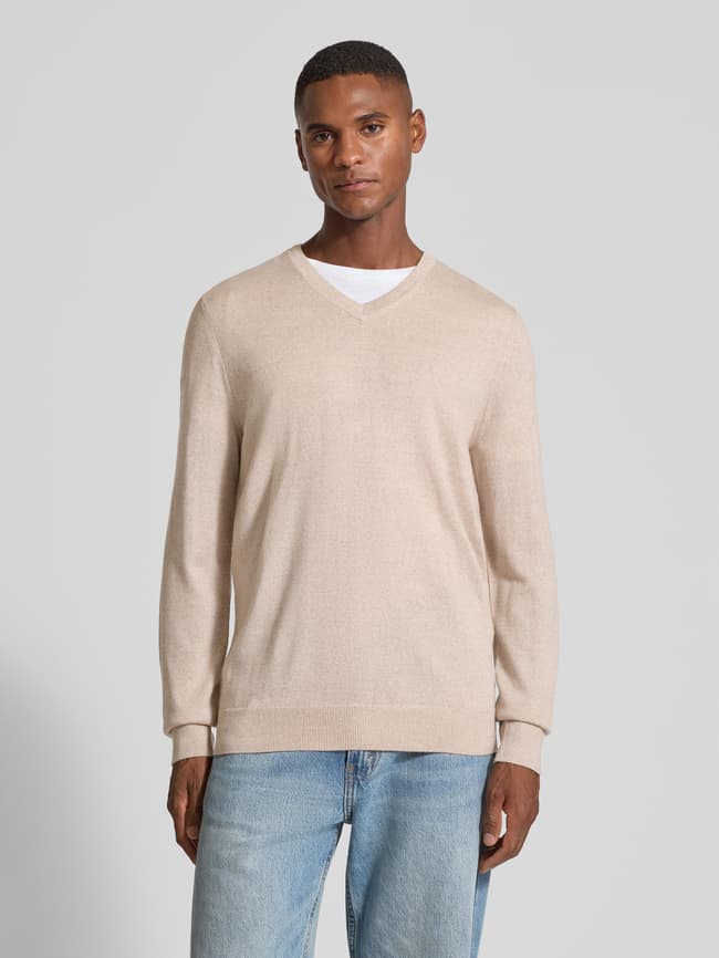 Strickpullover Christian Berg Pullover V Ausschnitt Damen