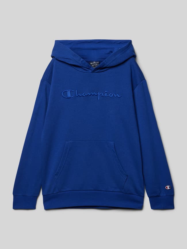 CHAMPION Hoodie mit Logo-Stitching (royal) online kaufen