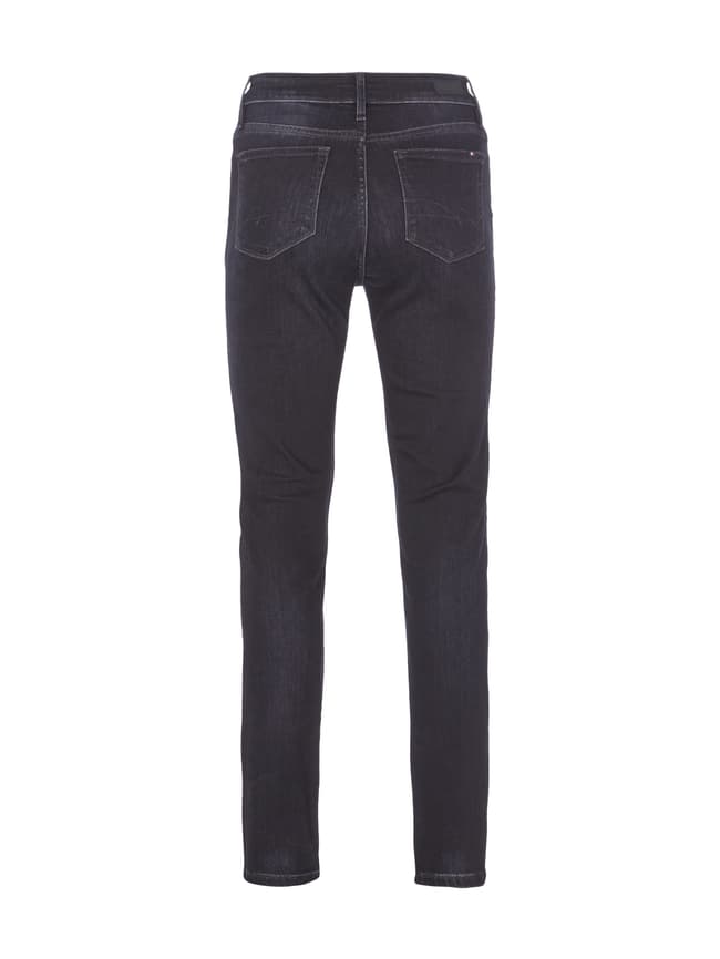 Tommy Hilfiger Skinny Fit 5-Pocket-Jeans im Light Stone Wash 