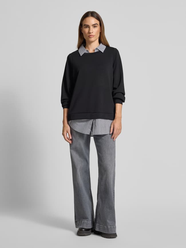 Soyaconcept Sweatshirt im Double-Layer-Look (black) online kaufen