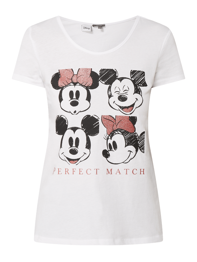Montego T-Shirt mit Minnie Mouse-Print (weiss) online kaufen