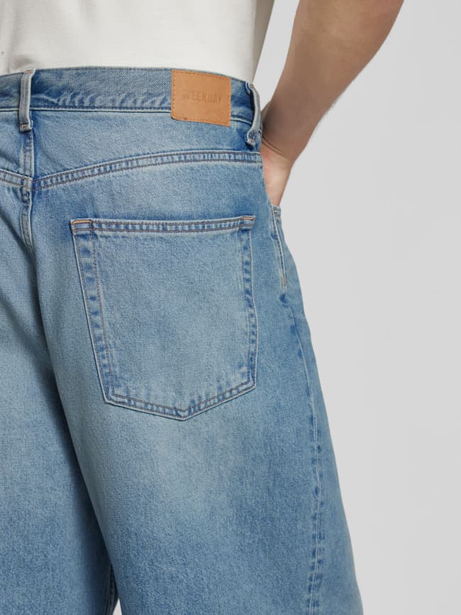 パンツ WEEKDAY ASTRO BAGGY DENIM W29 L32 Astro Loose Baggy Leg Jeans - Mine Blue - Medium Blue - ON