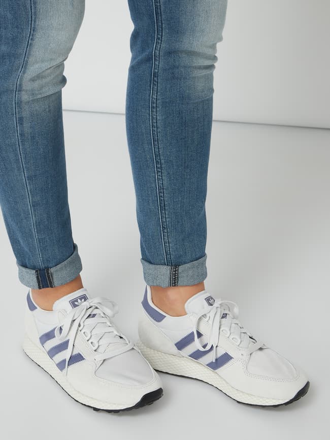 adidas Originals Sneaker Forest Grove aus Veloursleder weiss online kaufen