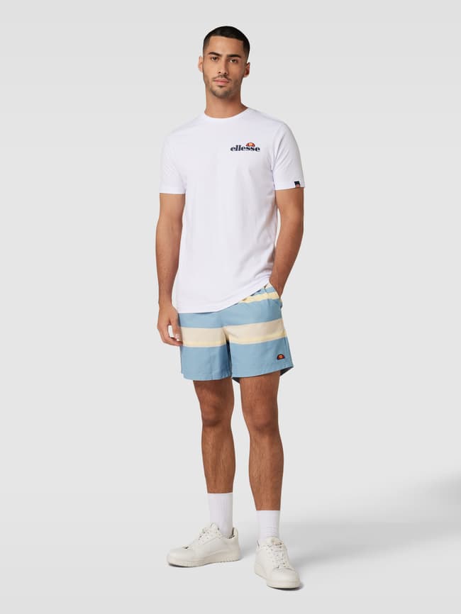 Ellesse Shorts mit Streifenmuster (beige) online kaufen