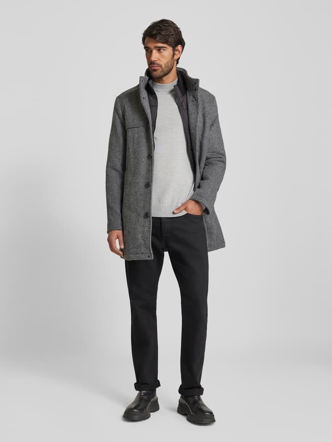 Lerros Jacke mit Stehkragen (mittelgrau) online kaufen