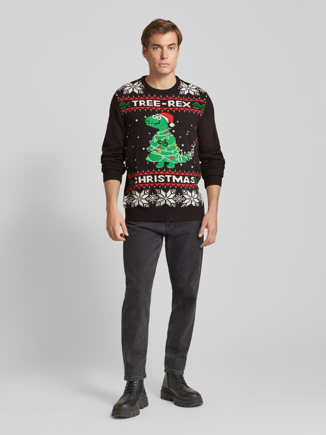 Montego Strickpullover mit Rundhalsausschnitt (black) online kaufen