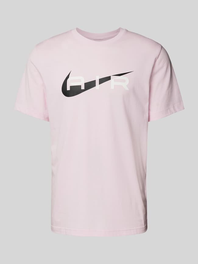 Nike T Shirt mit Label Print rosa online kaufen