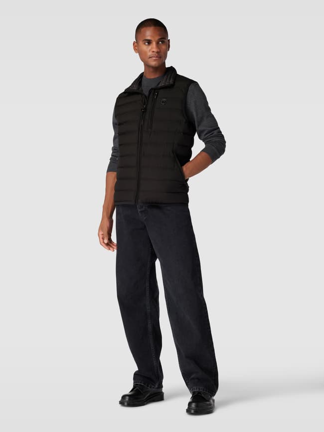 Wellensteyn Steppweste mit Label-Detail (black) online kaufen