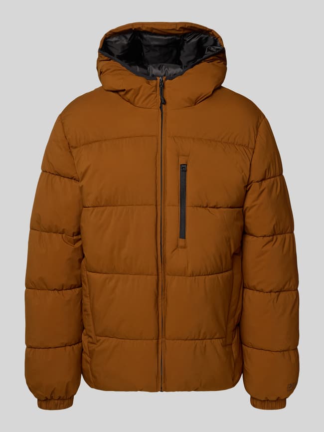 Tom Tailor Denim Regular Fit Steppjacke mit Kapuze (camel) online
