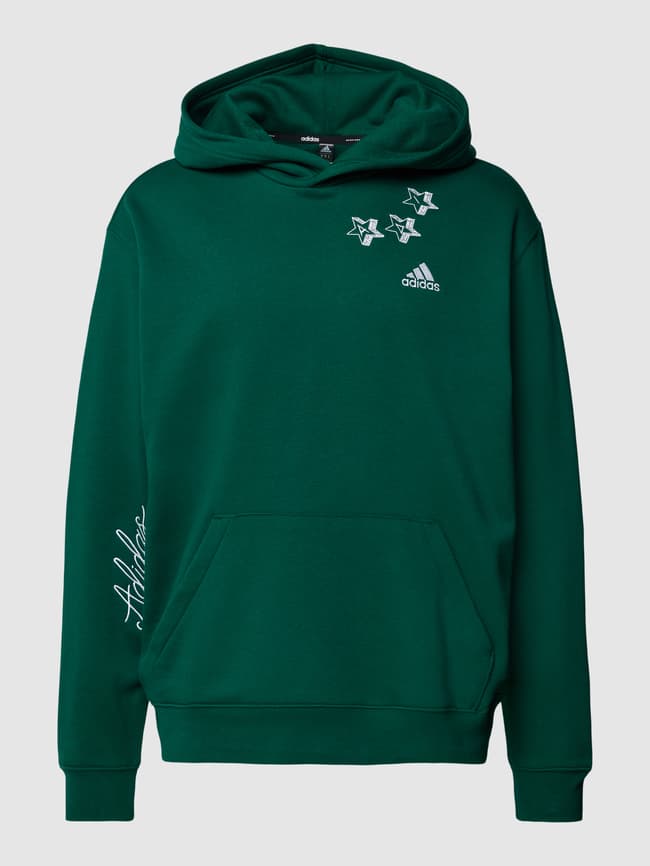 ADIDAS SPORTSWEAR Hoodie mit Kanguru Taschen dunkelgruen online kaufen