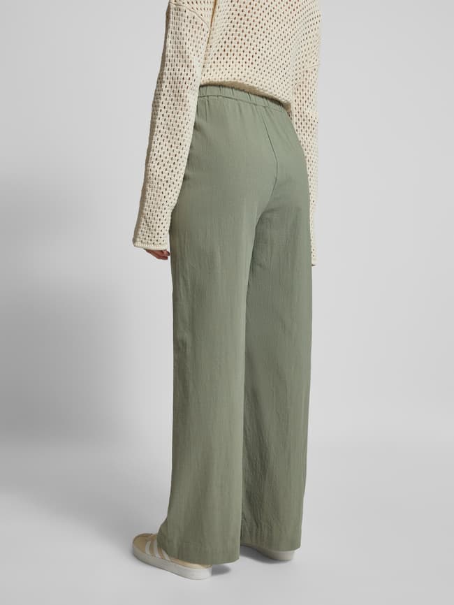 JAKE*S STUDIO WOMAN Stoffhose mit elastischem Bund (dunkelgruen  