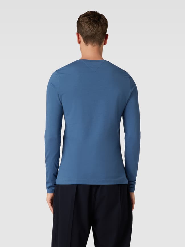 Tommy Hilfiger Extra Slim Fit T-Shirt mit Label-Detail (jeansblau 