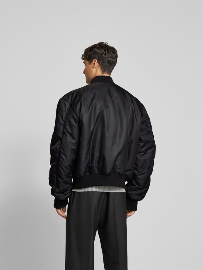 Diesel Bomberjacke mit gerippten Abschlüssen (black) online kaufen