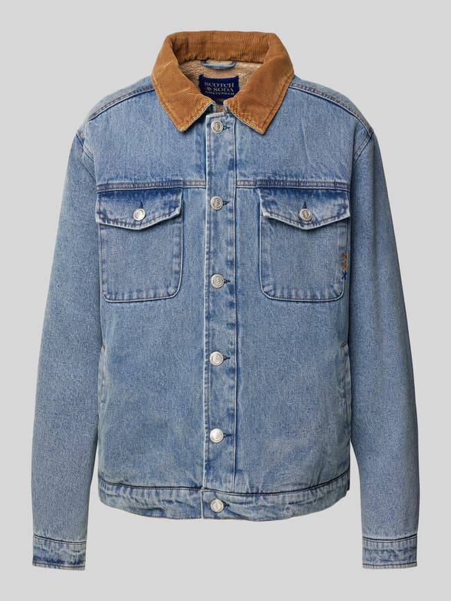 Scotch Soda Jeansjacke mit Brusttaschen (jeansblau) online kaufen