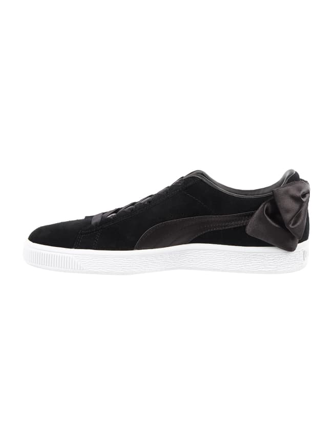 Puma Sneaker Suede Bow aus Veloursleder black online kaufen