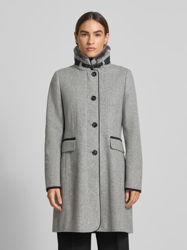 Gil Bret Mantel mit Stehkragen (hellgrau melange) online kaufen