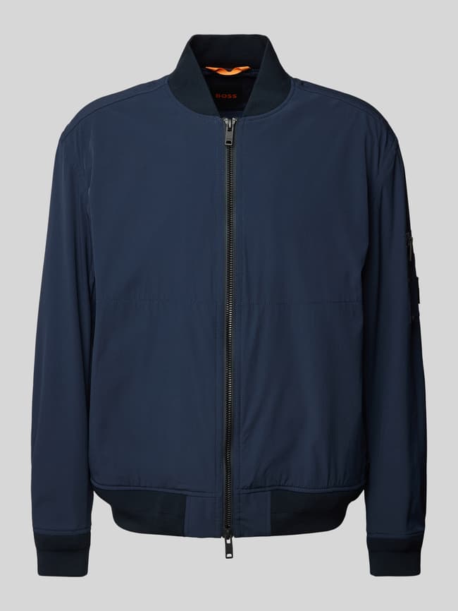 BOSS Orange Bomberjacke mit Zweiwege-Reißverschluss Modell 'Obear