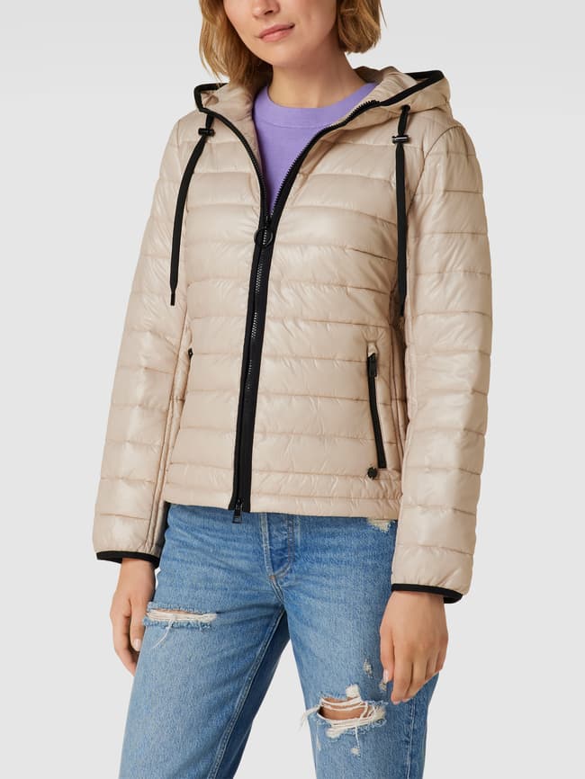Ma Strum MÃ¤nner Jeans Jacke Puffer Jacket WeiÃŸ Wintermantel