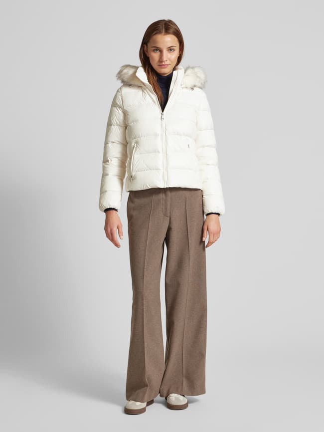 Pelz Tommy Hilfiger Daunenjacke Mit Kunstfellbesatz Tommy Hilfiger