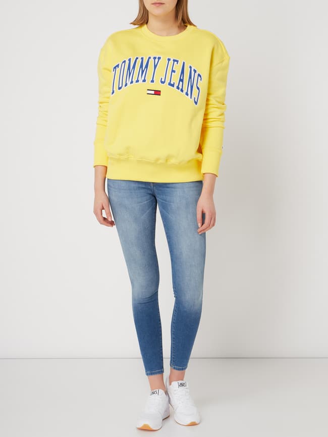 Tommy jeans sweater yellow sales