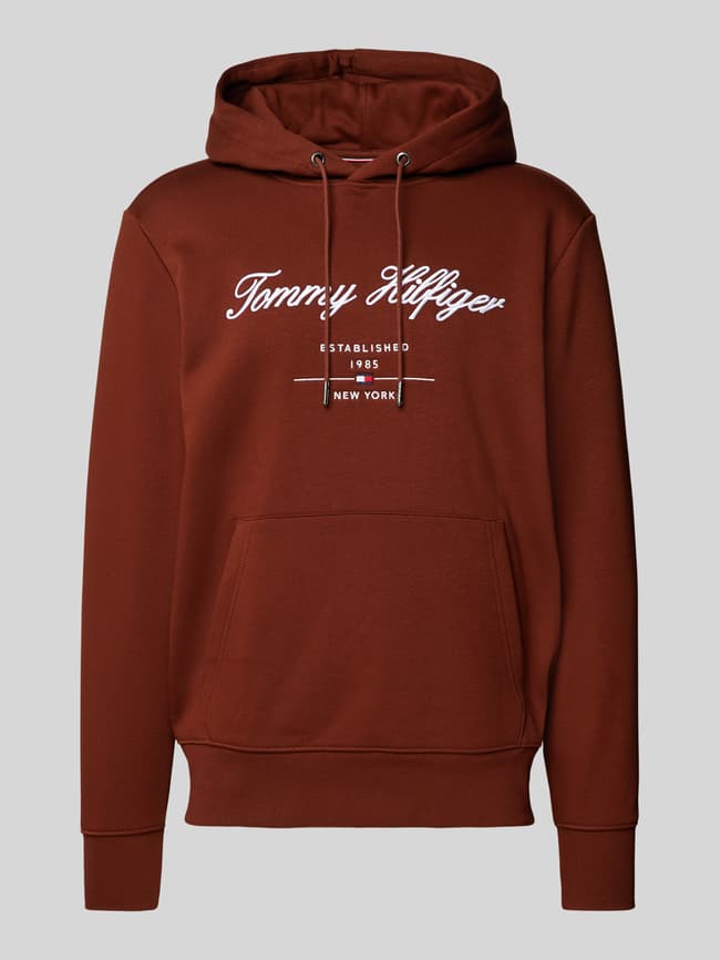 Tommy hilfiger hoodie bordeaux sale