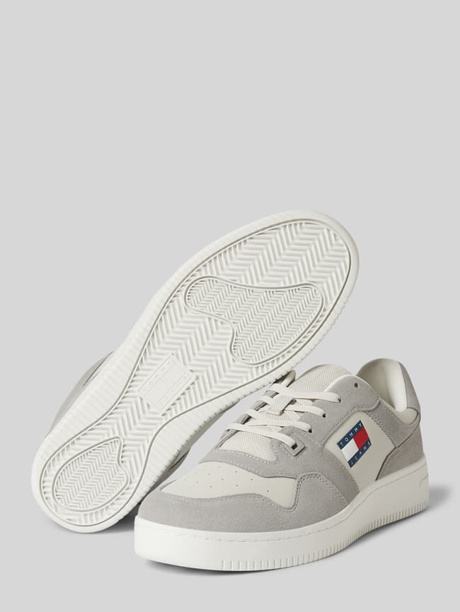 Tommy Jeans Ledersneaker mit Label-Patch Modell 