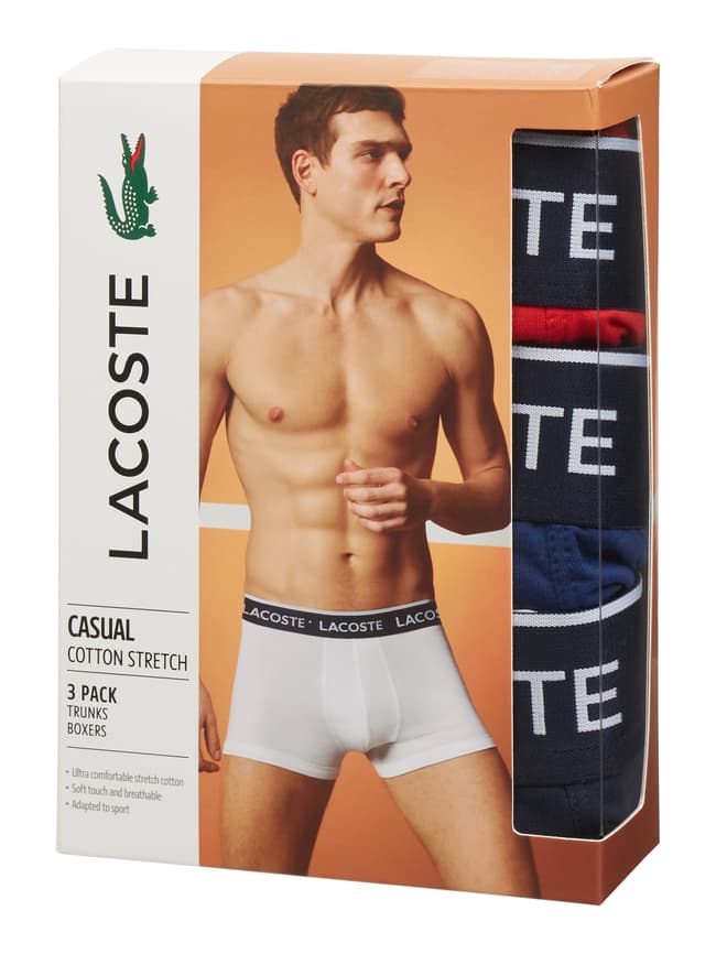 Lacoste 3 deals pack trunks