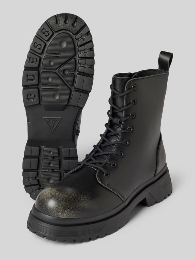 Guess Boots aus Leder Modell PALERMO black online kaufen