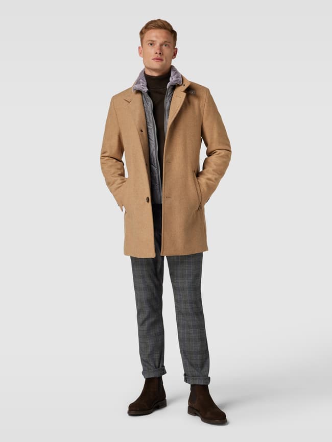 HECHTER PARIS Mantel mit Stehkragen (beige) online kaufen