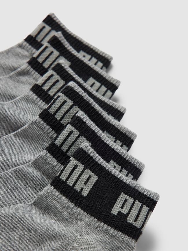 Puma Socken mit Label-Print im 6er-Pack (mittelgrau melange  