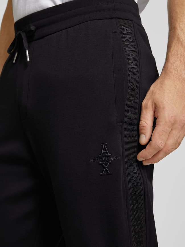 ARMANI EXCHANGE Sweatpants mit elastischem Bund (black) online kaufen