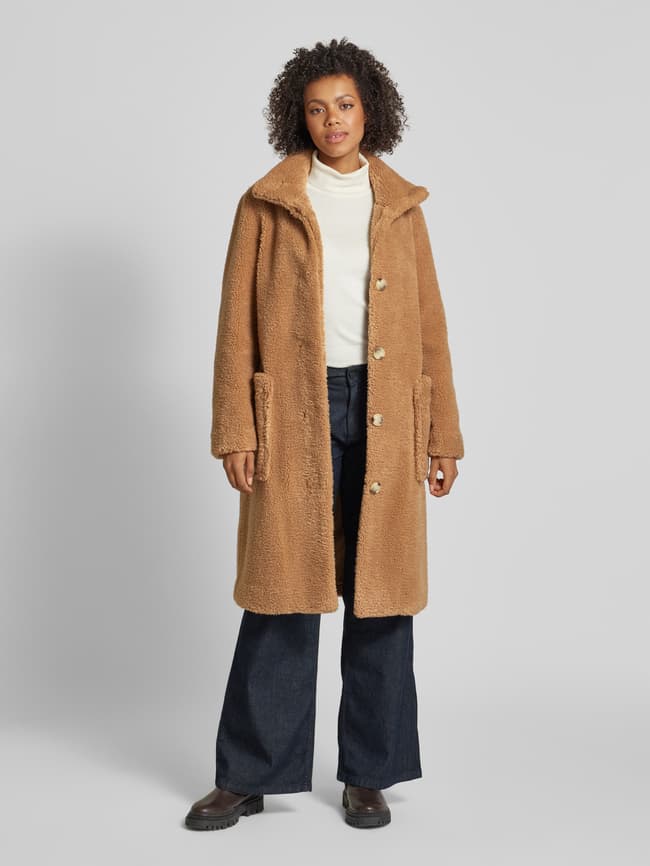 Mäntel Boss Orange Wollmantel Teddyfell Mantel Wollmantel Damen