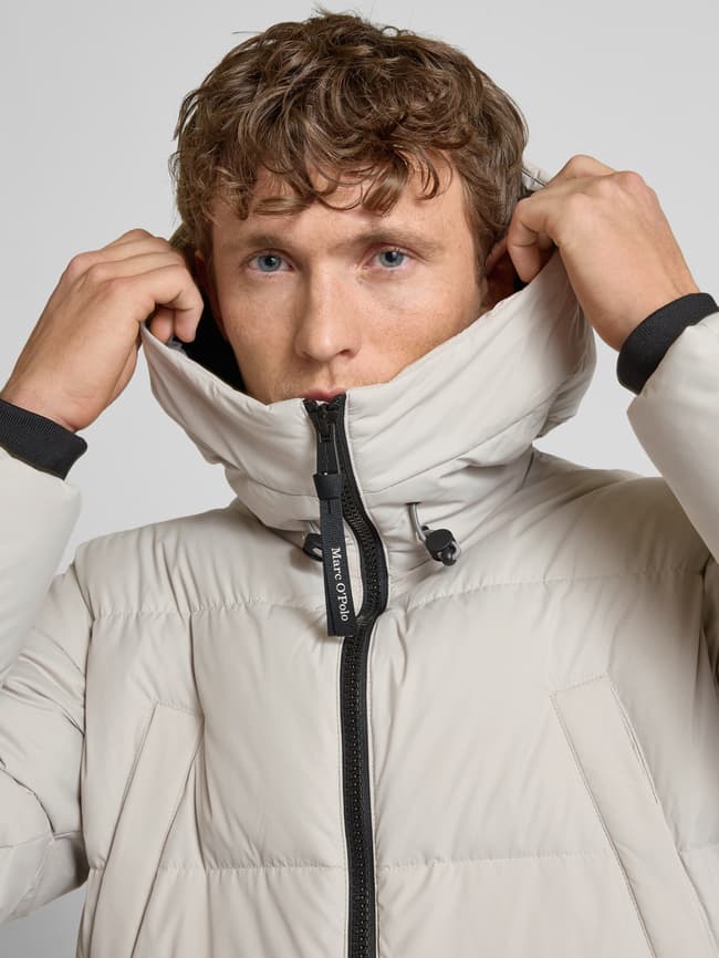 Marc O'Polo Regular Fit Daunenjacke mit Kapuze (beige) online kaufen