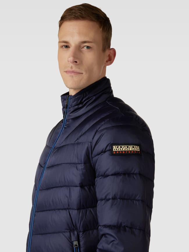 Napapijri Steppjacke mit Stehkragen Modell 'AERONS' (marine