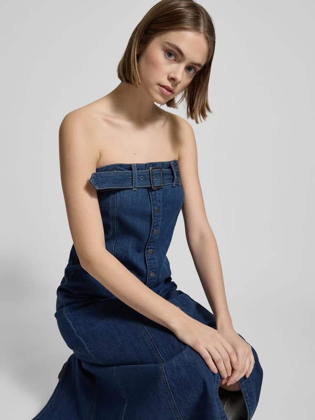 G-Star Raw Jeanskleid mit Knopfleiste (jeansblau) online kaufen