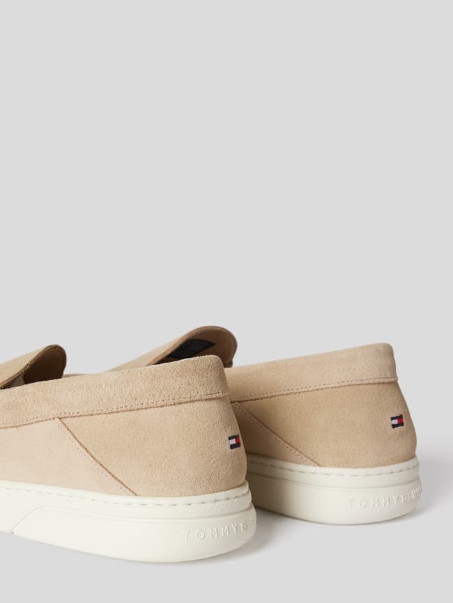 Tommy Hilfiger Mokassins mit Label-Schriftzug (beige) online kaufen 