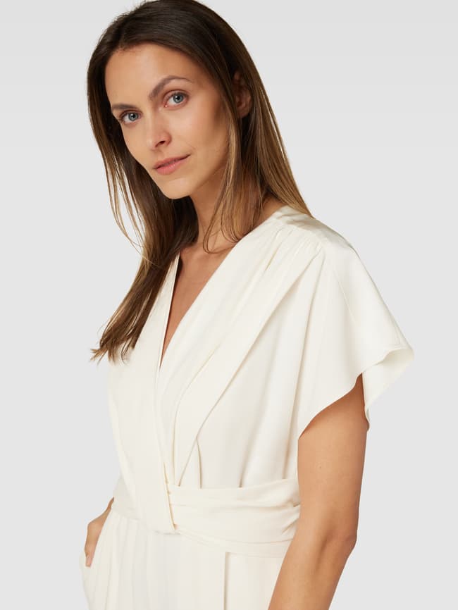 BOSS Jumpsuit in Wickel-Optik Modell 'Debasa' (offwhite) online kaufen