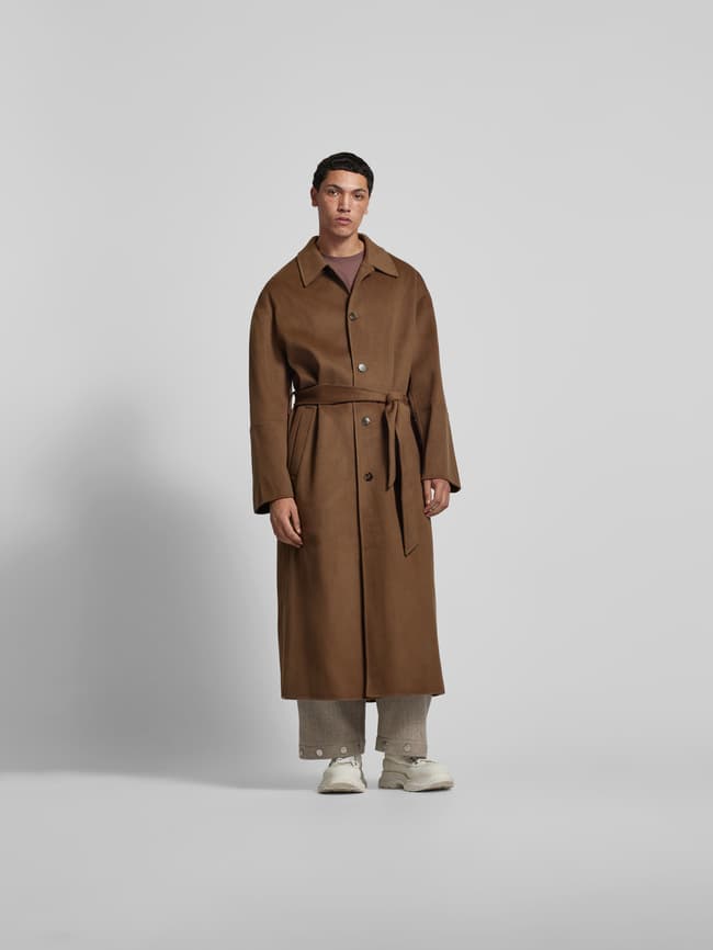 Nanushka Mantel mit Knopfleiste (hazel) online kaufen